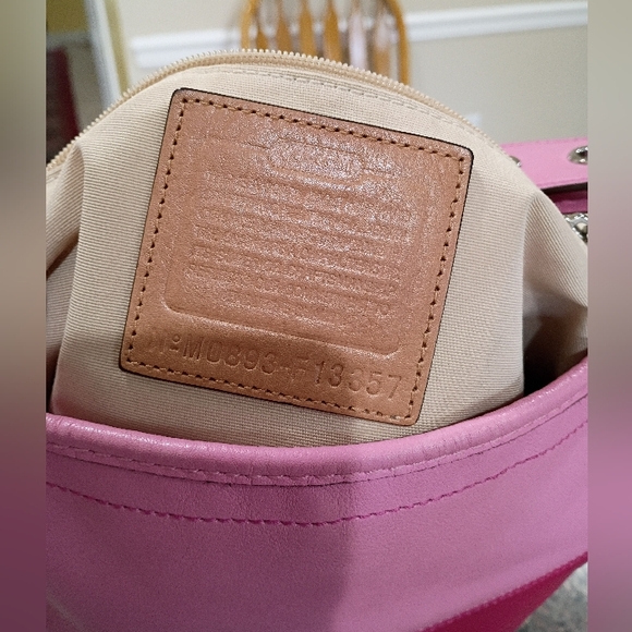 Coach Bleeker Rugby Stripe Bucket Duffle Bag, Pink - Picture 5 of 17